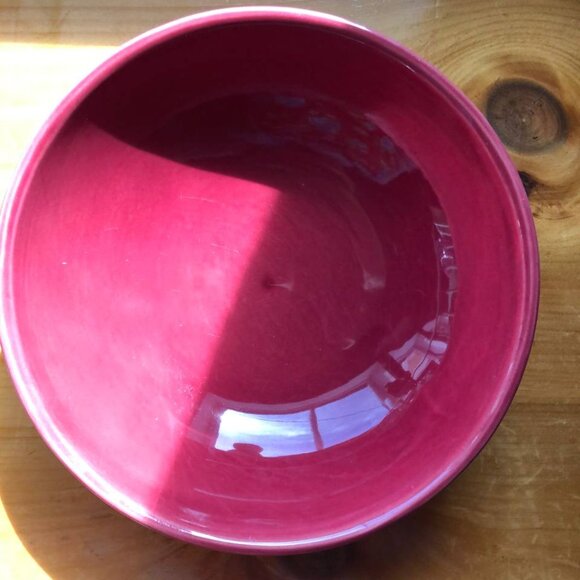 Franciscan Ware Сeramic Bowl Light Maroon Made in California USA 6 - Picture 1 of 8